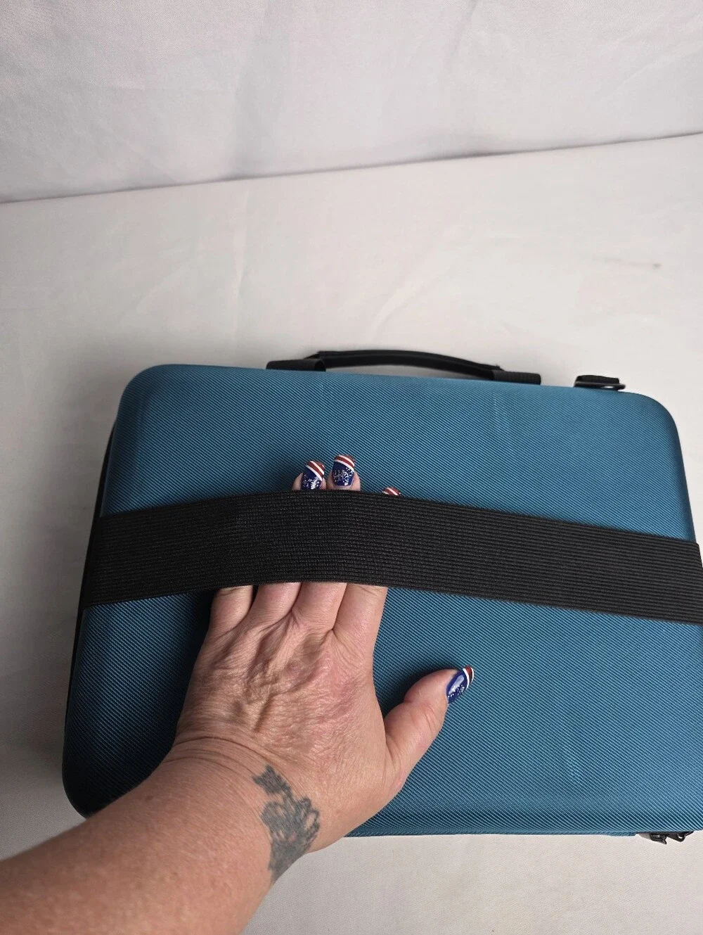 NWOT Mosiso Teal Blue Hard Shell Laptop Case Waterproof